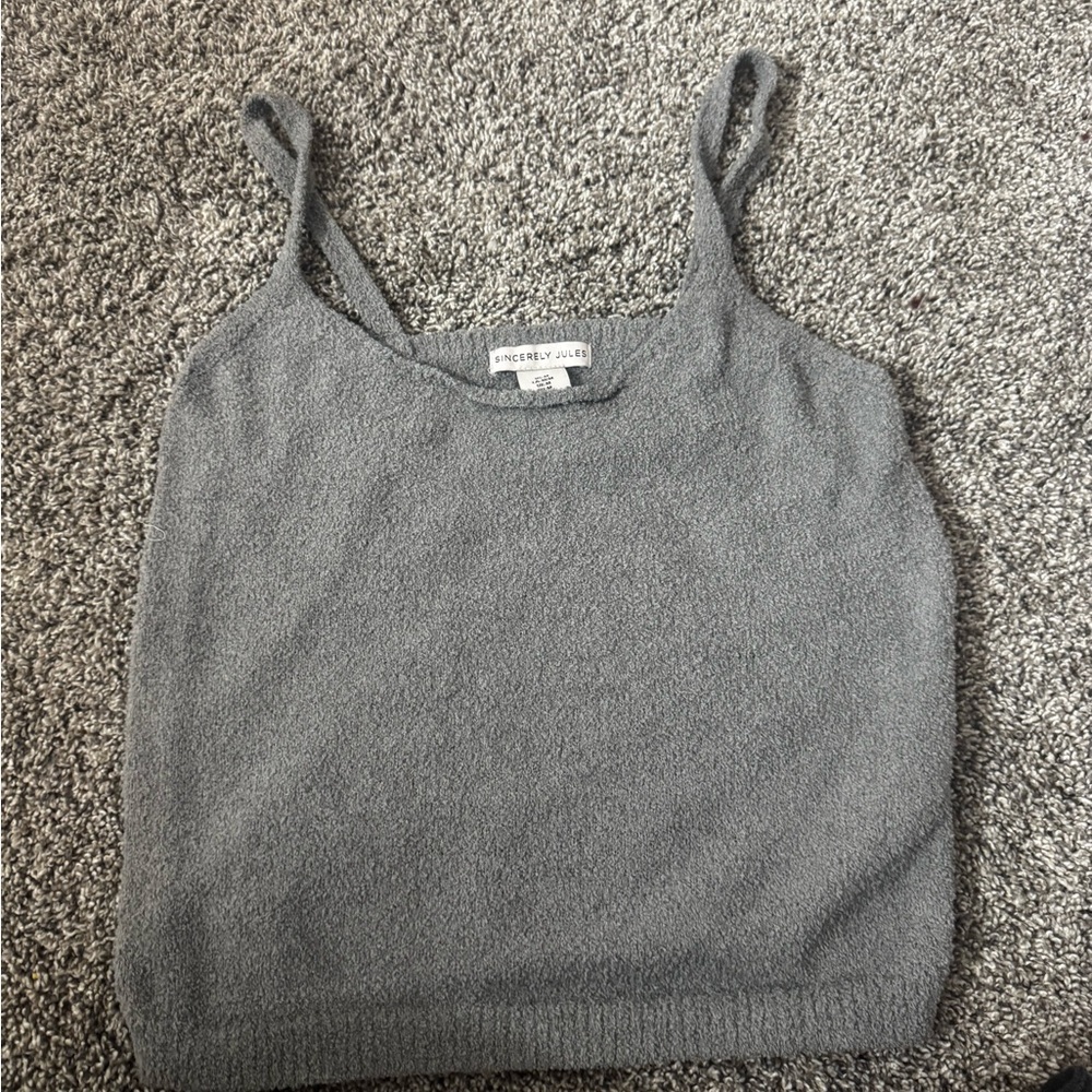 Sincerely Jules Gray Camisole Top